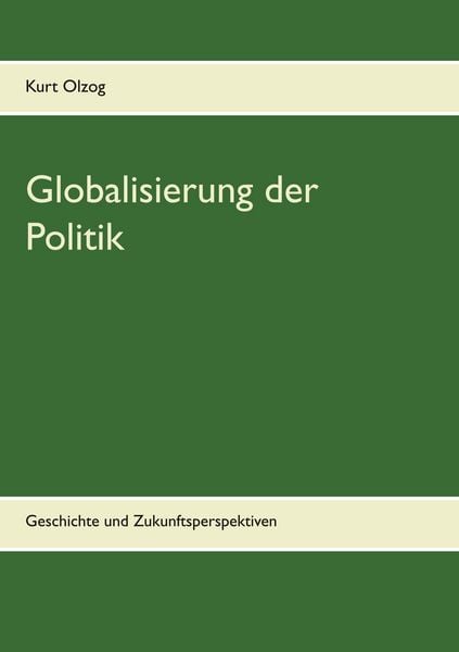 Produktbild: Globalisierung der Politik