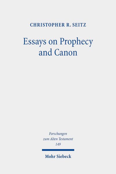 Produktbild: Essays on Prophecy and Canon