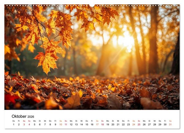 Produktbild: Naturzeit - Ein Jahr im Wandel (hochwertiger Premium Wandkalender 2026 DIN A2 quer), Kunstdruck in Hochglanz