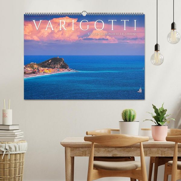 Produktbild: Varigotti - K&uuml;stensch&ouml;nheit Liguriens (Wandkalender 2026 DIN A2 quer), CALVENDO Monatskalender