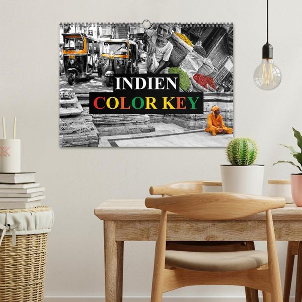 Produktbild: Indien Colorkey (Wandkalender 2026 DIN A3 quer), CALVENDO Monatskalender