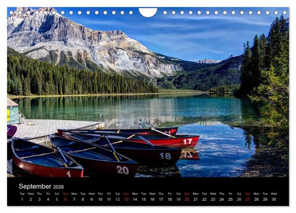 Produktbild: Western Canada (Wall Calendar 2026 DIN A4 landscape), CALVENDO 12 Month Wall Calendar