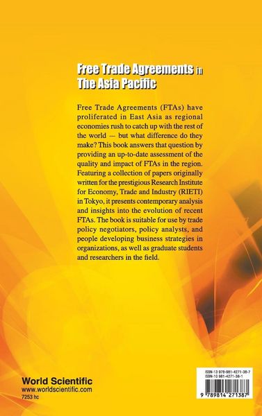 Produktbild: Free Trade Agreements in The Asia..(v11)