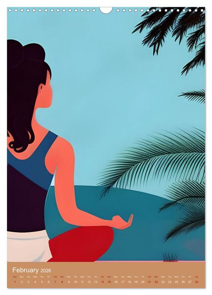 Produktbild: Meditation Unites (Wall Calendar 2026 DIN A3 portrait), CALVENDO 12 Month Wall Calendar
