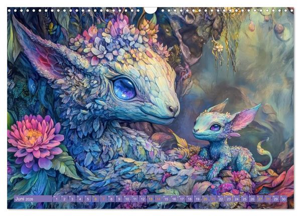 Produktbild: Tierwesen &ndash; Der Fantasie entsprungen (Wandkalender 2026 DIN A3 quer), CALVENDO Monatskalender
