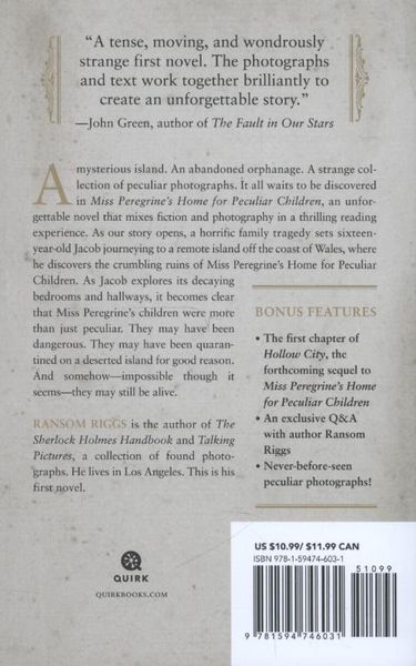 Produktbild: Miss Peregrine's Home for Peculiar Children