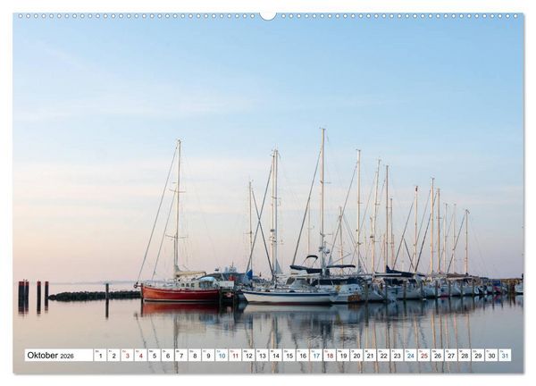 Produktbild: Schiff und Segel - HIDDENSEE (Wandkalender 2026 DIN A2 quer), CALVENDO Monatskalender