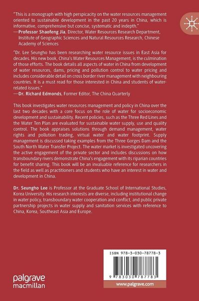 Produktbild: China's Water Resources Management