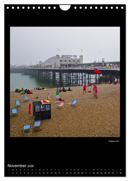 Produktbild: Englands S&uuml;dosten 2026 (Wandkalender 2026 DIN A4 hoch), CALVENDO Monatskalender