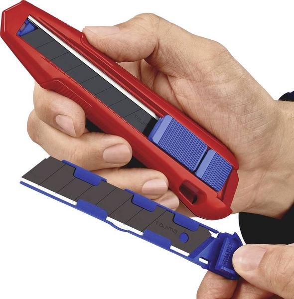 Produktbild: Knipex 90 10 165 BK 90 10 165 BK CutiX&reg; Universalmesser 165mm 1St.