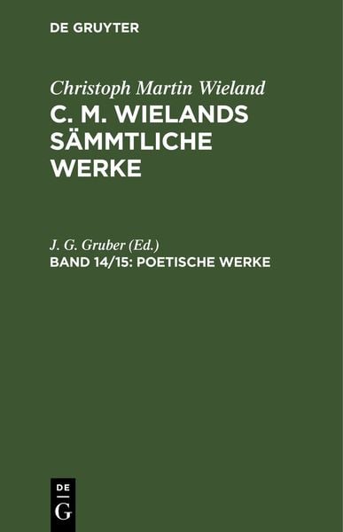 Produktbild: Poetische Werke
