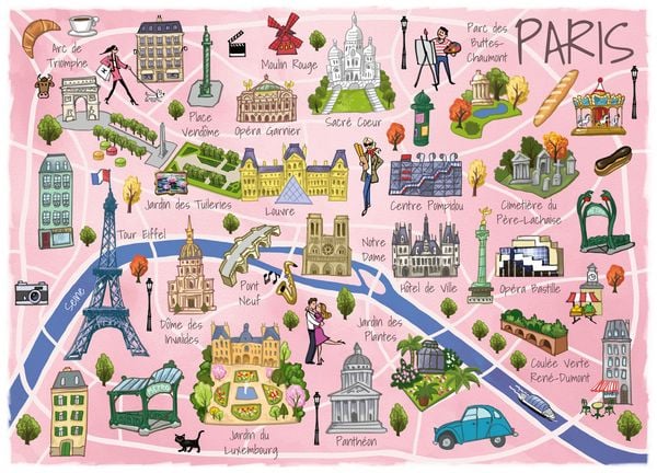 Produktbild: TEAMPUZZLE &ndash; Paris &ndash; 1000 Teile &ndash; Erwachsenenpuzzle f&uuml;r zwei Personen