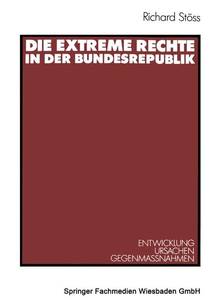 Produktbild: Die extreme Rechte in der Bundesrepublik