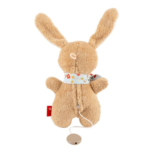 Produktbild: Sigikid 31271 - Mini Spieluhr Hase braun, 19 cm, (mit 1 von 5 Kinderliedern - nicht vorab w&auml;hlbar!), Baumwollfrottee, Farmhouse Family