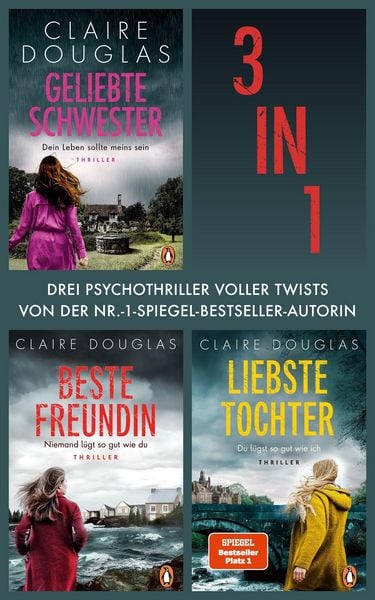 Produktbild: Claire Douglas Bundle (3in1): Geliebte Schwester, Beste Freundin, Liebste Tochter