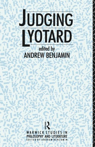 Produktbild: Judging Lyotard