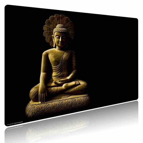 Produktbild: Cover-your-desk Schreibtischunterlage f&uuml;r Kinder und Erwachsene Buddha, aus hochwertigem Vinyl , 60 x 40 cm