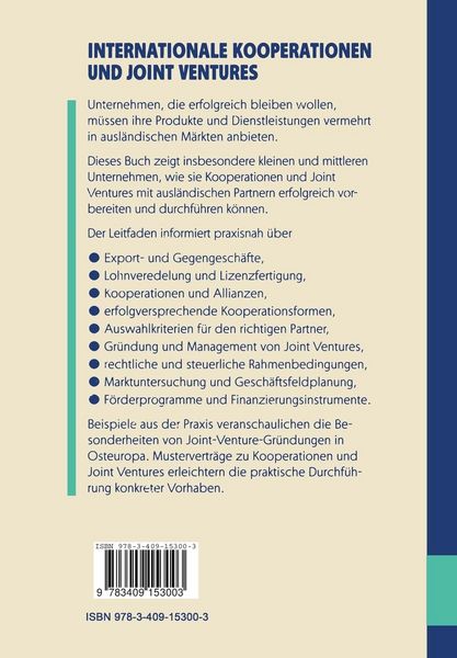 Produktbild: Internationale Kooperationen und Joint Ventures