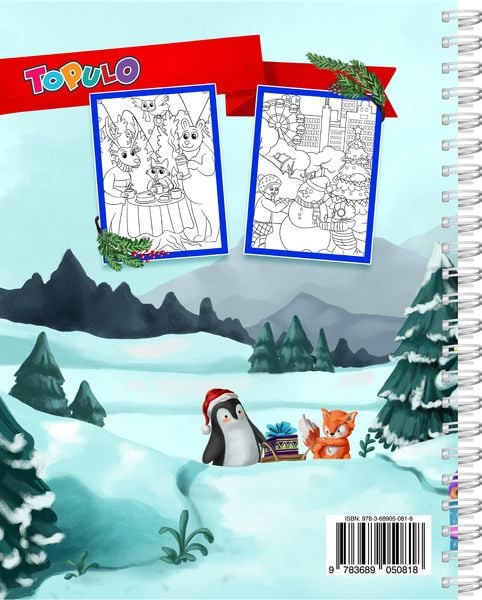 Produktbild: Weihnachts-Malbuch f&uuml;r Kinder