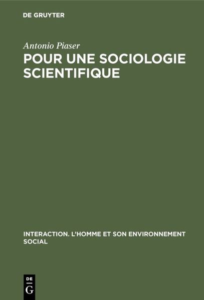 Produktbild: Pour une sociologie scientifique