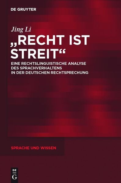 Produktbild: "Recht ist Streit"