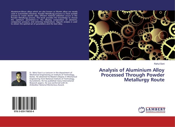Produktbild: Analysis of Aluminium Alloy Processed Through Powder Metallurgy Route
