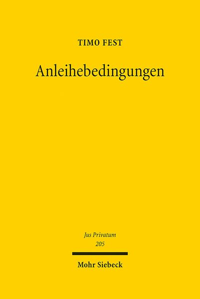 Produktbild: Anleihebedingungen