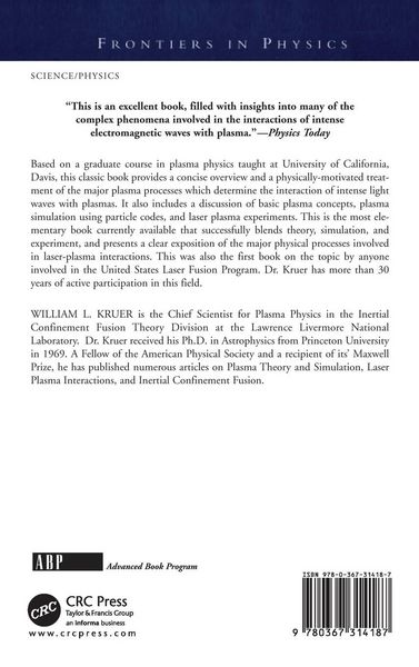Produktbild: The Physics Of Laser Plasma Interactions