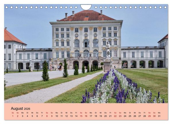 Produktbild: M&uuml;nchen - Unterwegs in der bayrischen Landeshauptstadt (Wandkalender 2026 DIN A4 quer), CALVENDO Monatskalender
