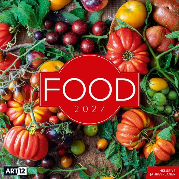 Produktbild: Food Kalender 2027 - 30x30 - Art12