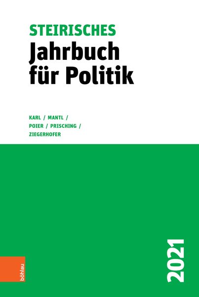 Produktbild: Steirisches Jahrbuch f&uuml;r Politik 2021