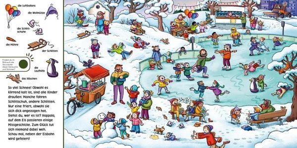 Produktbild: H&ouml;r mal (Soundbuch): Wimmelbuch: Herbst und Winter