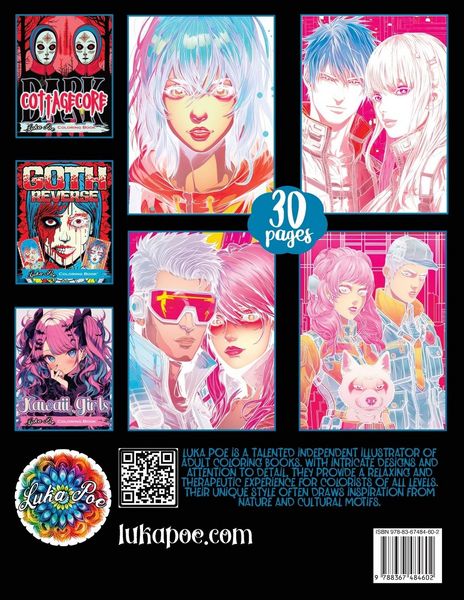 Produktbild: Reverse Coloring Book Anime