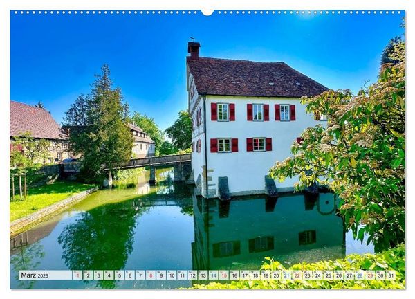 Produktbild: Rund um T&uuml;bingen und Sch&ouml;nbuch (hochwertiger Premium Wandkalender 2026 DIN A2 quer), Kunstdruck in Hochglanz