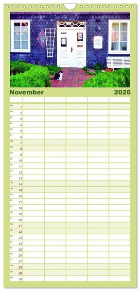 Produktbild: Familienplaner 2026 - Freiburg an der Elbe mit 5 Spalten (Wandkalender, 21 x 45 cm) CALVENDO