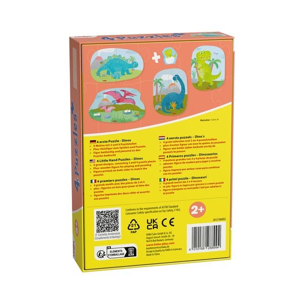 Produktbild: 4 erste Puzzles Dinos