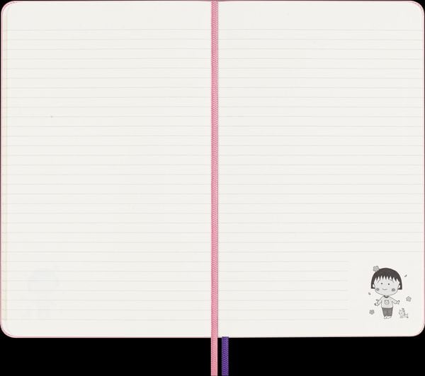 Moleskine Sammlerbox Momoko Sakura, 2 Linierte Notizbücher mit fester Einband in limitierter Auflage, und wiederverwendbare Box-Tasche, Asia Kollektion 2024, Großformat Large 13 x 21 cm : Moleskine