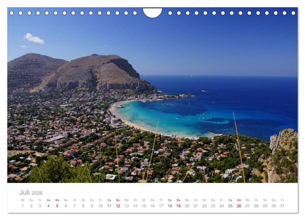 Produktbild: Impressionen aus Sizilien (Wandkalender 2026 DIN A4 quer), CALVENDO Monatskalender