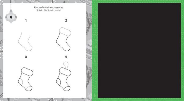 Produktbild: Mein Adventskalender-Kratzbuch