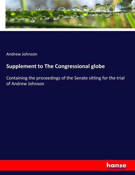 Produktbild: Supplement to The Congressional globe