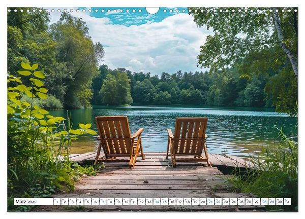 Produktbild: Momente der Stille (Wandkalender 2026 DIN A3 quer), CALVENDO Monatskalender