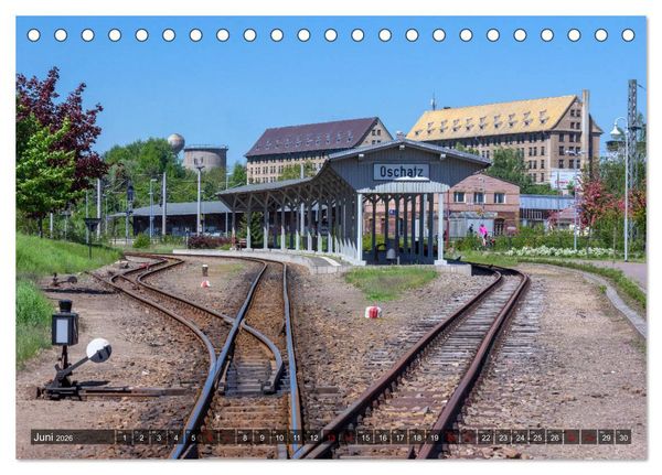 Produktbild: Unterwegs in Oschatz (Tischkalender 2026 DIN A5 quer), CALVENDO Monatskalender