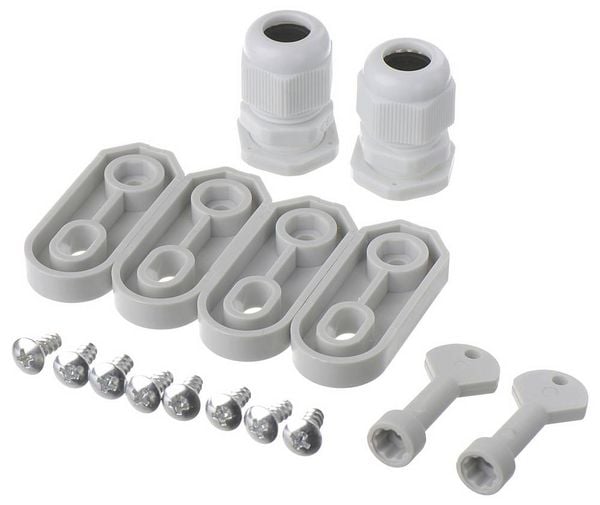 Produktbild: TRU COMPONENTS TC-PSC-30x40x17 Schaltschrank 300 x 400 x 170 ABS, Polycarbonat Hellgrau 1St.