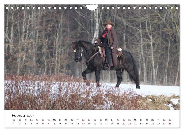 Produktbild: Getragen von Pferden, geformt vom Land - COWBOYS und Cowgirls (Wandkalender 2027 DIN A4 quer), CALVENDO Monatskalender