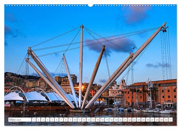 Produktbild: Genua - Die facettenreiche Sch&ouml;nheit (Wandkalender 2026 DIN A2 quer), CALVENDO Monatskalender