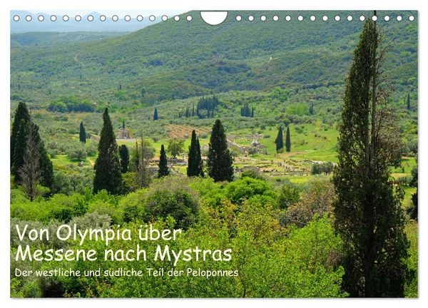 Produktbild: Von Olympia &uuml;ber Messene nach Mystras (Wandkalender 2026 DIN A4 quer), CALVENDO Monatskalender