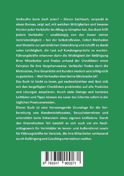 Produktbild: Weil Vertrieb keine Gl&uuml;ckssache ist