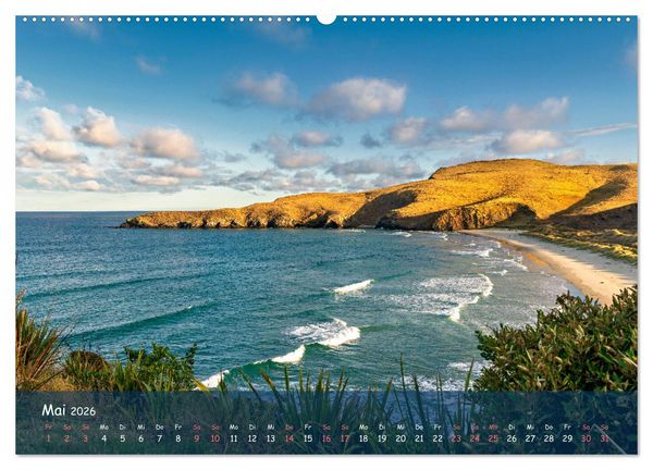 Produktbild: Neuseeland - Wo sich Himmel und Erde begegnen (Wandkalender 2026 DIN A2 quer), CALVENDO Monatskalender