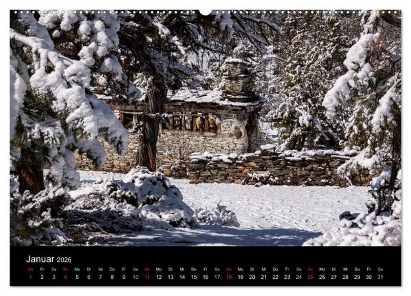 Produktbild: Namaste Nepal (Wandkalender 2026 DIN A2 quer), CALVENDO Monatskalender
