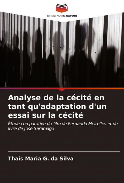 Produktbild: Analyse de la c&eacute;cit&eacute; en tant qu'adaptation d'un essai sur la c&eacute;cit&eacute;